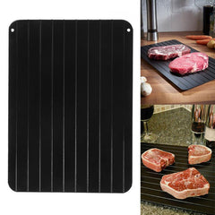 Fast Defrosting Tray Thaw Kitchen Quick Aluminum Thaw Plate