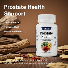 BSYS Prostate Health Capsules Urinary & Bladder Wellness Support Anti-Inflammatory Balance Antioxidant Protection Immune Health Aid Men's Prostate Care Formula